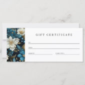 Luxe Floral QR Code Geschenkgutschein (Vorderseite)