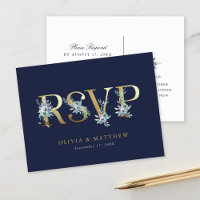 Luxe Floral UAWG Postkarte mit Auswahl an Speisen