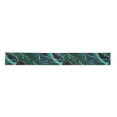 Luxe Gemstone Emerald Glitter Agate Satinband (Vorderseite)