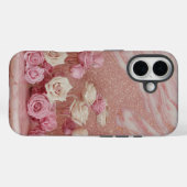 Luxe Girly Pink iPhone 16 Fall Case-Mate iPhone Hülle (Rückseite (Horizontal))