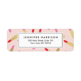 Luxe Glam Lipstick-Muster für Pink Makeup Artist