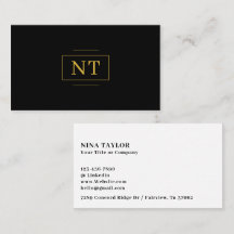 Luxe Gold 2 Erstmaliges Monogramm Minimalistisch S