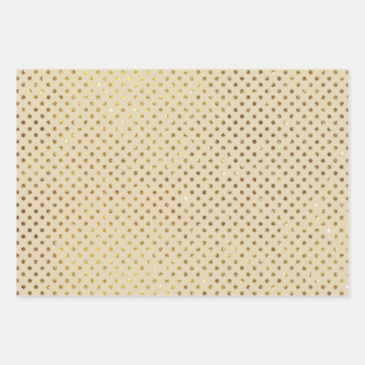 Luxe Gold Black Zickzack Art Deco Glitzer Geschenkpapier Set (Vorderseite 3)