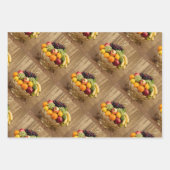 Luxe Gold Glitzer Fresh Fruchtkörbe Geschenk Welpe Geschenkpapier Set (Vorderseite 3)