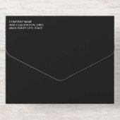 Luxe Gold Gray White Marble Business Grand Opening All-in-One-Einladung (Rückseite)