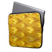 Luxe Gold Hearts Notebook Case (Vorderseite Links)