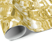 LUXE GOLD METALLIC SEHEN WRAPPING PAPER GIFT WRAP GESCHENKPAPIER (Rolleneckpunkt)