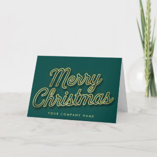 Luxe Gold Outline Schrift Frohe Weihnachten