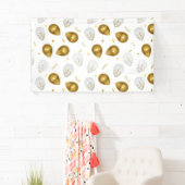 Luxe Golden Balloons & Confetti Banner (Insitu)