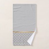 LUXE GRAY MERMAID INSPIRIERT BADEZIMMER TOWEL SET (Handtuch)
