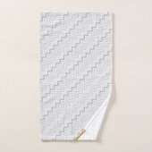 LUXE GRAY WHY ZICKZACK GOLD BATH TOWEL SET (Handtuch)