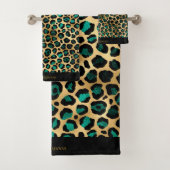 LUXE GREEN GOLD CUSTOM TOWEL SET (Insitu)