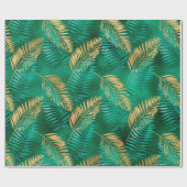 LUXE GREEN PALM SPRINGS WRAPPING PAPER GIFT WRAP GESCHENKPAPIER (Flach)