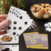 Luxe Groovy Daisies Herz-Card-Deck Spielkarten (In Situ)