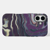 Luxe Holographic Iridescent Marble Wirbel iPhone Case-Mate iPhone Hülle (Rückseite (Horizontal))