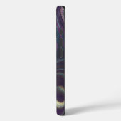 Luxe Holographic Iridescent Marble Wirbel iPhone Case-Mate iPhone Hülle (Rückseite / Links)