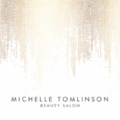 Luxe Imitate Gold Confetti Rain Beauty Salon Aufkleber (Vorderseite)