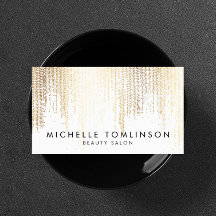 Luxe Imitate Gold Confetti Regenmuster