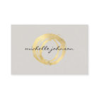 Luxe Imitate Gold lackierte Circle Designer Logo a