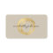 Luxe Imitate Gold lackierte Circle Designer Logo a