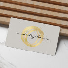Luxe Imitate Gold lackierte Circle Designer Logo a