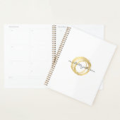 Luxe Imitate Gold Painted Circle Appointment Book Planer (Anzeige)