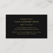 Luxe Ink Wash Jewel Tones Marble Muster Visitenkarte (Rückseite)