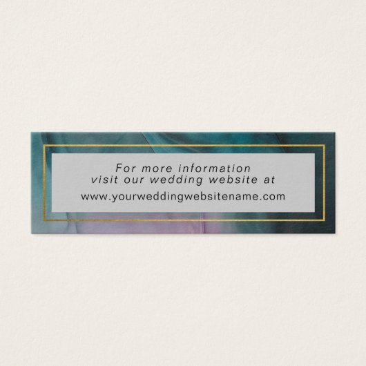 Luxe Jewel Tone Ink Wash Wedding Website (Vorderseite)