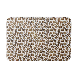 LUXE LEOPARD SPARKLE BATH MAT BADEMATTE