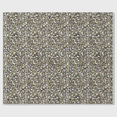 LUXE LEOPARD TIERE GEBURTSTAG WEDD WRAP GESCHENKPAPIER (Flach)