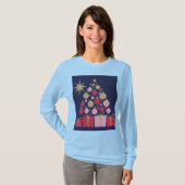 Luxe Light Blue Christmas T - Shirt (Vorne ganz)