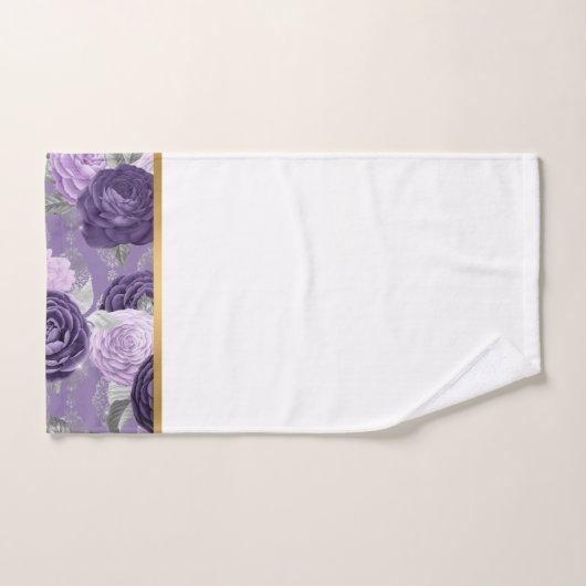 LUXE LILA FRÜHSTÜCK BADEZIMMER TOWEL SET (Handtuch)