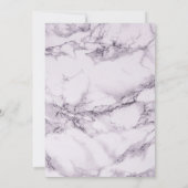 LUXE LILAC MARBLE GOLD WEDING INVITATION EINLADUNG (Rückseite)