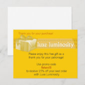 Luxe Luminosity Postkarte (Vorne/Hinten)