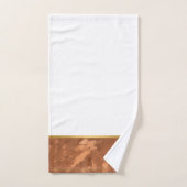 LUXE MARBLE BRONZED GOLD BADEZIMMER TOWEL SET (Handtuch)