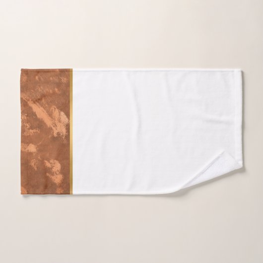 LUXE MARBLE BRONZED GOLD BADEZIMMER TOWEL SET (Handtuch)