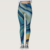 Luxe Marble Flow Leggings (Vorderseite)
