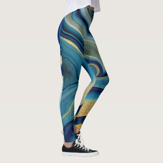 Luxe Marble Flow Leggings (Rechts)
