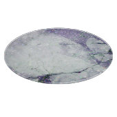 LUXE MARBLE LILA GALAXY TRAY CUTTING BOARD SCHNEIDEBRETT (Ecke)