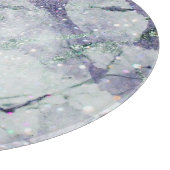 LUXE MARBLE LILA GALAXY TRAY CUTTING BOARD SCHNEIDEBRETT (Ecke)