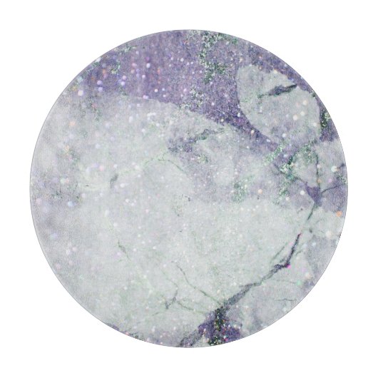 LUXE MARBLE LILA GALAXY TRAY CUTTING BOARD SCHNEIDEBRETT (Vorderseite)