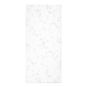 Luxe Marble Luxury Rose Gold Designer Rack Card Werbekarte (Hinten)