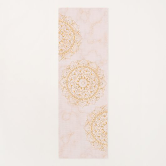Luxe Marble Mandala Yoga Mat Yogamatte (Vorderseite)