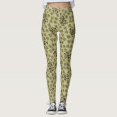 Luxe modern animalprint be brave girl leggings (Vorderseite)