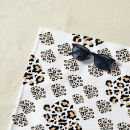 Luxe modern animalprint be brave girl strandtuch