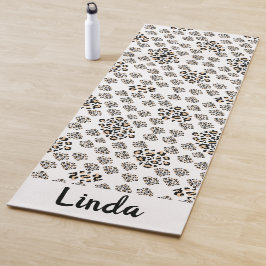 Luxe modern animalprint be brave girl yogamatte