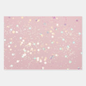 Luxe modern romantinc girl geschenkpapier set (Vorderseite)