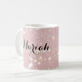 luxe modern romantinc girl kaffeetasse (Vorderseite Links)