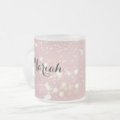 Luxe modern romantinc girl mattglastasse (Vorderseite Links)