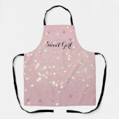 Luxe modern romantinc girl schürze (Vorderseite)